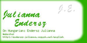 julianna endersz business card